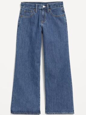 NWT Old Navy Medium Blue Wide-Leg High-Rise Jeans